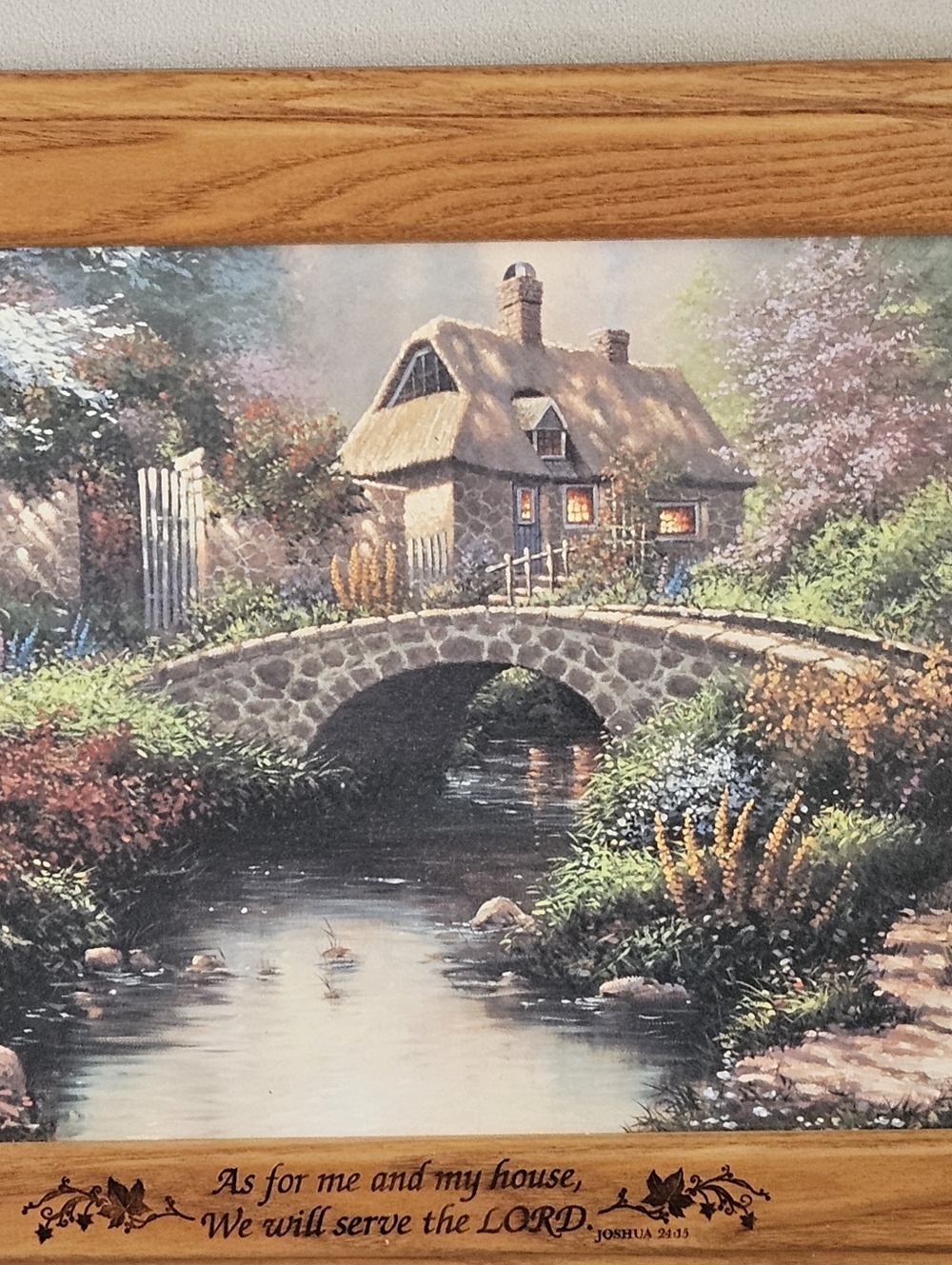 Beautiful Derk Hansen Framed Print. 15" X 10". Comes With Frame As Shown.